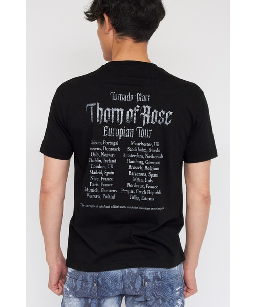 TORNADO MART（トルネードマート）の「TORNADO MART∴TM Thorn of Rose Tシャツ（Tシャツ/カットソー・メンズ・ブラック/アイボリー・LL/L/M）」の12枚目の写真