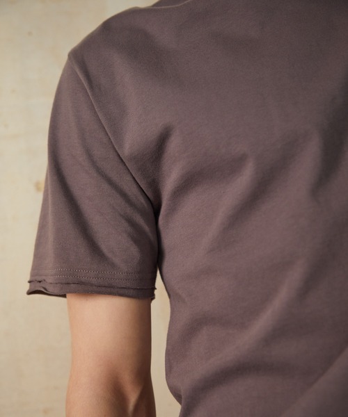 NUMBER (N)INE(ナンバーナイン)の「NUMBER (N)INE/ナンバーナイン HIGH GAUGE COTTON U-NECK T-SHIRT(Tシャツ/カットソー・メンズ・ブラック/グレー/ホワイト・2/3/4)」の18枚目の写真