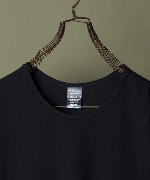 NUMBER (N)INE(ナンバーナイン)の「NUMBER (N)INE/ナンバーナイン HIGH GAUGE COTTON U-NECK T-SHIRT(Tシャツ/カットソー・メンズ・ブラック/グレー/ホワイト・2/3/4)」の13枚目の写真
