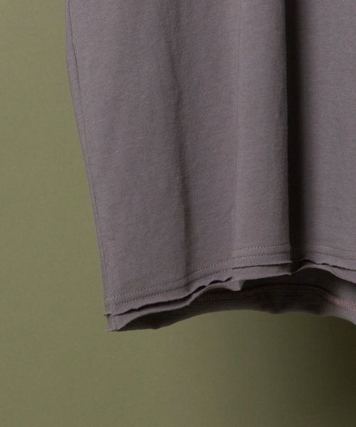 NUMBER (N)INE(ナンバーナイン)の「NUMBER (N)INE/ナンバーナイン HIGH GAUGE COTTON U-NECK T-SHIRT(Tシャツ/カットソー・メンズ・ブラック/グレー/ホワイト・2/3/4)」の8枚目の写真