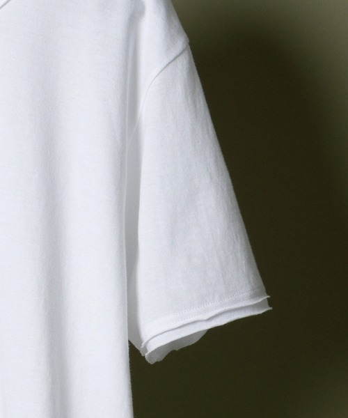 NUMBER (N)INE(ナンバーナイン)の「NUMBER (N)INE/ナンバーナイン HIGH GAUGE COTTON U-NECK T-SHIRT(Tシャツ/カットソー・メンズ・ブラック/グレー/ホワイト・2/3/4)」の21枚目の写真