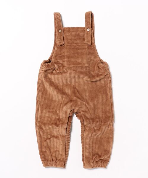【セール】'Quincy Mae'CORDUROY NewBorn OVERALLS || CINNAMON（サロペット/オーバーオール）｜Quincy Mae（クインシーメイ）
