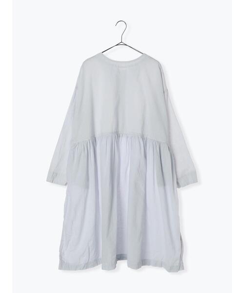 TSUHARU by Samansa Mos2（ツハルバイサマンサモスモス）の「綿麻平織製品染めチュニック（チュニック・レディース・ベージュ/グレー/チャコールグレー・F）」の10枚目の写真