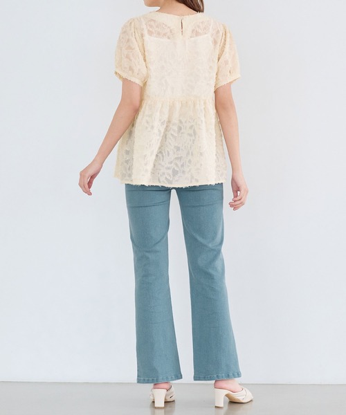 alotta(アロッタ)の「フェザーペプラムチュニック(チュニック・レディース・アイボリー・MEDIUM/LARGE/X-LARGE)」の12枚目の写真