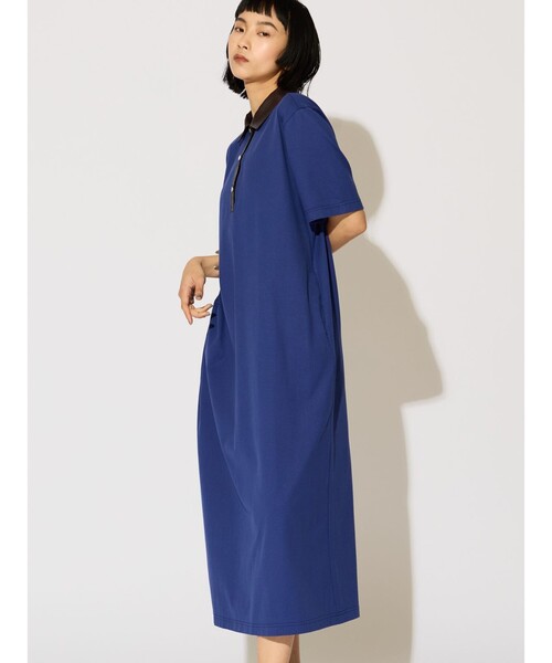 セール】MIDIUMISOLID for Ladies ウーブン切り替えポロ