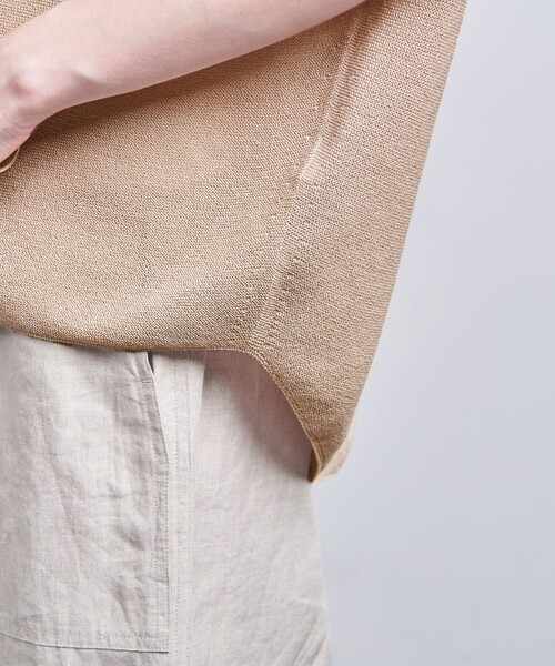 【美品】UNITED ARROWS ラウンド ショートスリーブ ニット UNITED ARROWS（ユナイテッドアローズ）の「ラウンド ショート