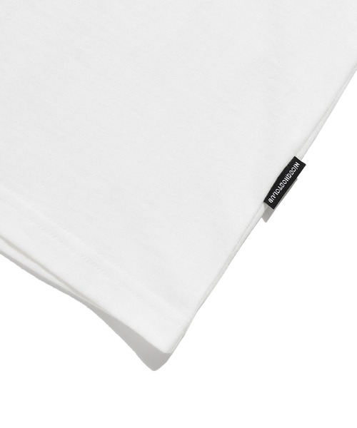 NICE GHOST CLUB（ナイスゴーストクラブ）の「A'GEM/9 × .kom 『NICE GHOST CLUB/ナイスゴーストクラブ』 DON’T LOOK AT ME TEE/ドントルックTシャツ（Tシャツ/カットソー・メンズ・ホワイト/レッド・M/L）」の6枚目の写真