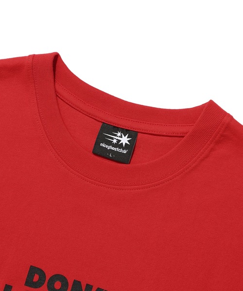 NICE GHOST CLUB（ナイスゴーストクラブ）の「A'GEM/9 × .kom 『NICE GHOST CLUB/ナイスゴーストクラブ』 DON’T LOOK AT ME TEE/ドントルックTシャツ（Tシャツ/カットソー・メンズ・ホワイト/レッド・M/L）」の11枚目の写真