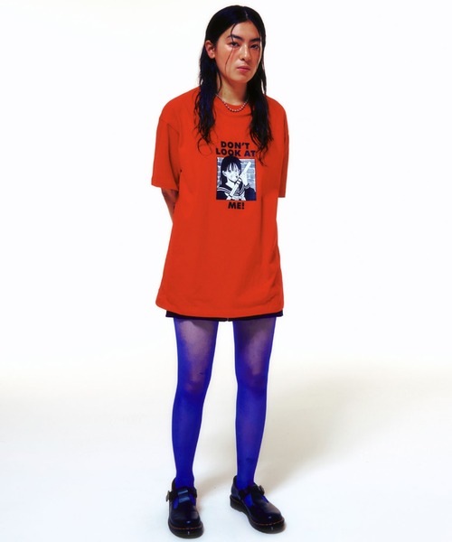 NICE GHOST CLUB（ナイスゴーストクラブ）の「A'GEM/9 × .kom 『NICE GHOST CLUB/ナイスゴーストクラブ』 DON’T LOOK AT ME TEE/ドントルックTシャツ（Tシャツ/カットソー・メンズ・ホワイト/レッド・M/L）」の15枚目の写真