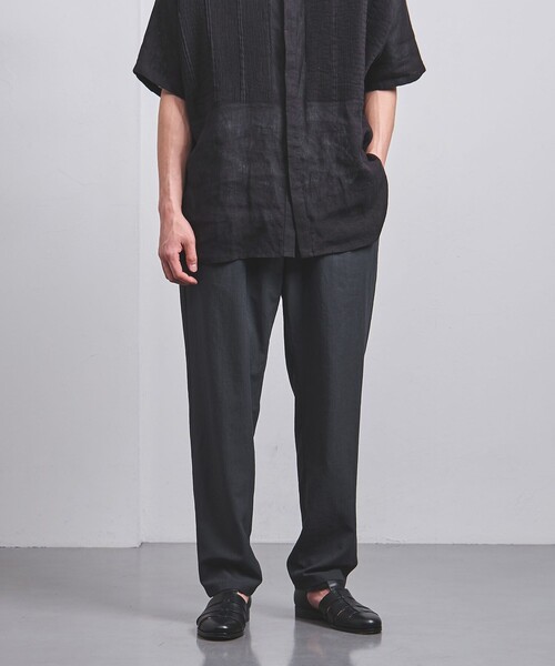 UNITED ARROWS（ユナイテッドアローズ）の「オールギャザー イージーパンツ（その他パンツ・メンズ・ダークグレー/ブラック/オリーブ・S/M/L/XL）」の2枚目の写真