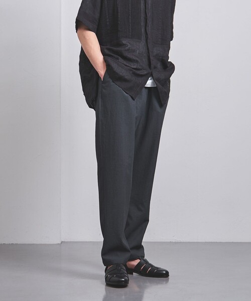 UNITED ARROWS（ユナイテッドアローズ）の「オールギャザー イージーパンツ（その他パンツ・メンズ・ダークグレー/ブラック/オリーブ・S/M/L/XL）」の15枚目の写真