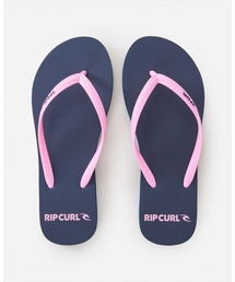 【RIPCURL(リップカール)】L BONDI BLOOM OPEN TOE/軽量ブランドロゴビーサン(ビーチサンダル)