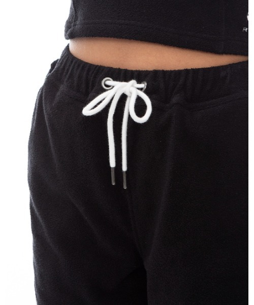 RVCA(ルーカ)の「RVCA レディース 【ALL TIME COLLECTION】 ALLTIME TERRY CLOTH TRACK SHORTS ショートパンツ 【2024年夏モデル】/ルーカドローコード付きボトムス(その他パンツ・レディース・ネイビー/ブラック/オフホワイト・MEDIUM/SMALL)」の8枚目の写真