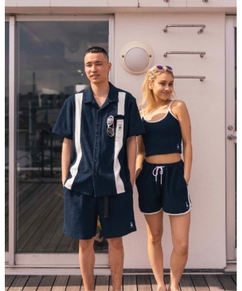 RVCA(ルーカ)の「RVCA レディース 【ALL TIME COLLECTION】 ALLTIME TERRY CLOTH TRACK SHORTS ショートパンツ 【2024年夏モデル】/ルーカドローコード付きボトムス(その他パンツ・レディース・ネイビー/ブラック/オフホワイト・MEDIUM/SMALL)」の16枚目の写真