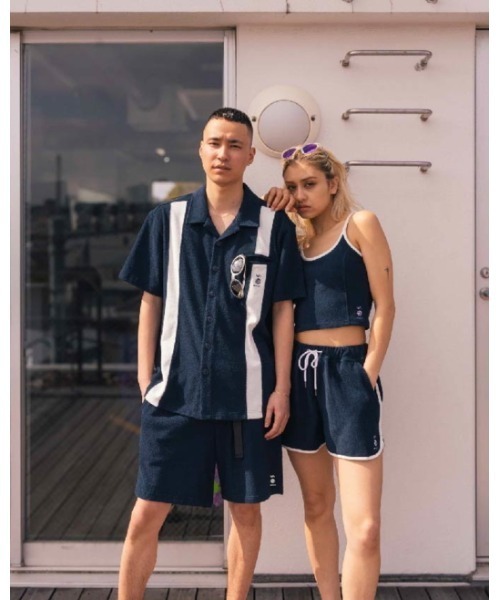 RVCA(ルーカ)の「RVCA レディース 【ALL TIME COLLECTION】 ALLTIME TERRY CLOTH TRACK SHORTS ショートパンツ 【2024年夏モデル】/ルーカドローコード付きボトムス(その他パンツ・レディース・ネイビー/ブラック/オフホワイト・MEDIUM/SMALL)」の17枚目の写真