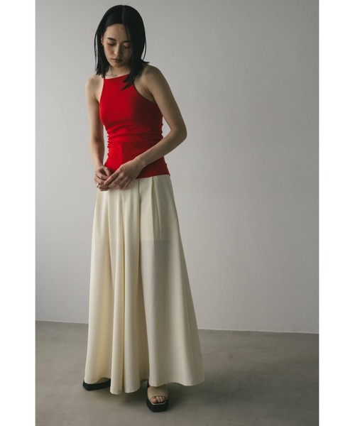 STYLEMIXER(スタイルミキサー)の「フレアワイドパンツ(その他パンツ・レディース・ホワイト/ブラック/ベージュ・SMALL/MEDIUM)」の6枚目の写真