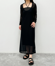 U by SPICK&SPAN（ユーバイスピックアンドスパン）の「ロングシアーワンピース（ワンピース）」