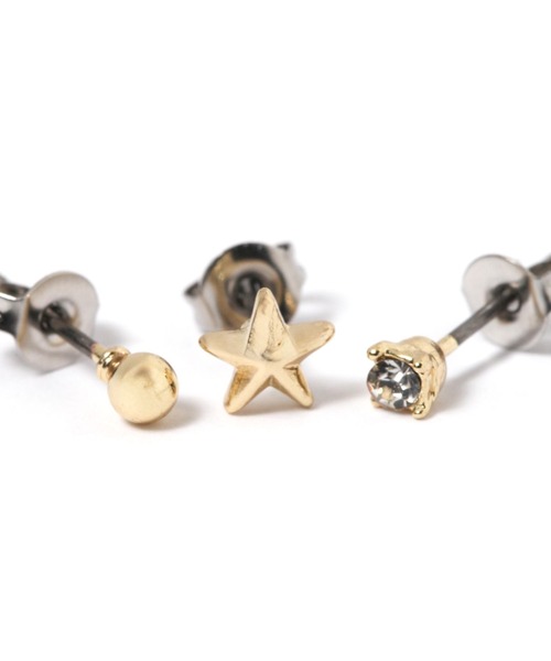 LAKOLE（ラコレ）の「プチムーンスターピアス5点セット / 120713（ピアス（両耳用）・レディース・その他2/その他1・FREE）」の6枚目の写真