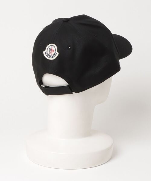 MONCLER（モンクレール）の「BASEBALL CAP（キャップ・メンズ・ブラック・ONE SIZE）」の2枚目の写真
