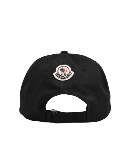 MONCLER（モンクレール）の「BASEBALL CAP（キャップ・メンズ・ブラック・ONE SIZE）」の3枚目の写真