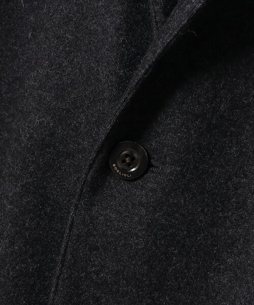 BOGLIOLI（ボリオリ）の「BOGLIOLI / EMPTY ウールナイロン ジャージ ジャケット（テーラードジャケット・メンズ・チャコールグレー・XS/S/M/L）」の7枚目の写真