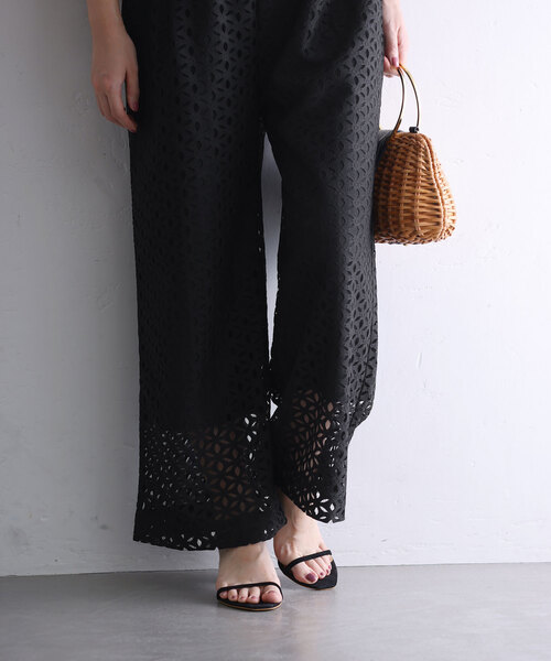 La TOTALITE(ラトータリテ)の「【TORRAZZO DONNA/トラッゾドンナ】lace pants(その他パンツ・レディース・ブラック・FREE)」の11枚目の写真