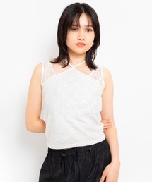atmos pink | atmos pink Halter neck lace tank top / アトモス ピンク ホルター ネック レース タンク トップ(タンクトップ)