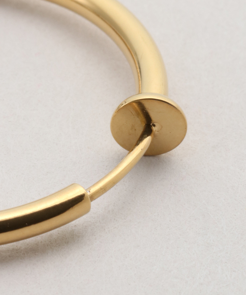 SLOBE IENA（スローブイエナ）の「CLANATE ゴールドフープイヤリング SI-B-008（ネックレス・レディース・ゴールド・FREE）」の6枚目の写真