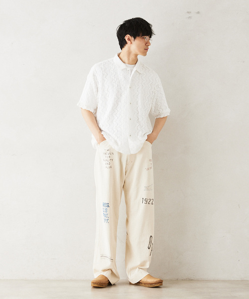 PAYDAY（ペイデイ）の「PAYDAY / ペイデイ 別注 フリスコパンツ（その他パンツ・メンズ・ブルー/アイボリー・LARGE/MEDIUM）」の3枚目の写真