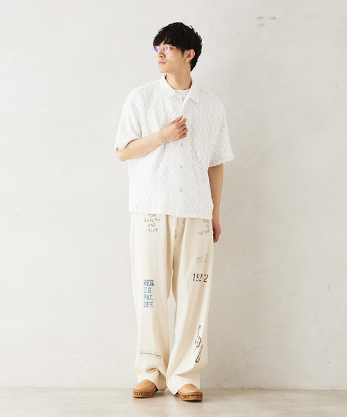 PAYDAY（ペイデイ）の「PAYDAY / ペイデイ 別注 フリスコパンツ（その他パンツ・メンズ・ブルー/アイボリー・LARGE/MEDIUM）」の5枚目の写真