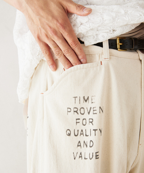 PAYDAY（ペイデイ）の「PAYDAY / ペイデイ 別注 フリスコパンツ（その他パンツ・メンズ・ブルー/アイボリー・LARGE/MEDIUM）」の14枚目の写真