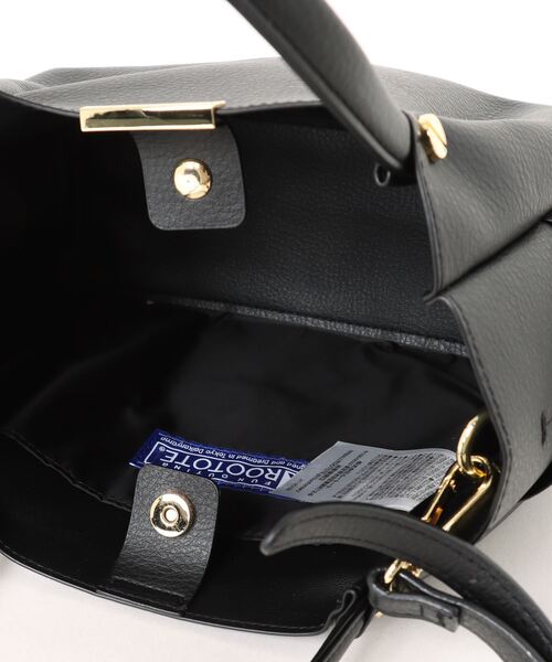 ROOTOTE（ルートート）の「【ROOTOTE】LT.BR.ROOWORK-A　フェイクレザー 合皮 2way ショルダーバッグ トートバッグ 1330 ※（トートバッグ・レディース・グレー/ベージュ/ブラック/ピンク・FREE）」の7枚目の写真