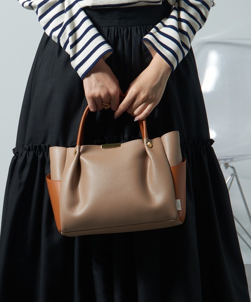 セール】【ROOTOTE】LT.BR.ROOWORK-A フェイクレザー 合皮 2way