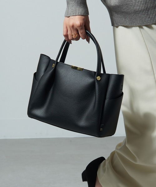 ROOTOTE（ルートート）の「【ROOTOTE】LT.BR.ROOWORK-A　フェイクレザー 合皮 2way ショルダーバッグ トートバッグ 1330 ※（トートバッグ・レディース・グレー/ベージュ/ブラック/ピンク・FREE）」の2枚目の写真