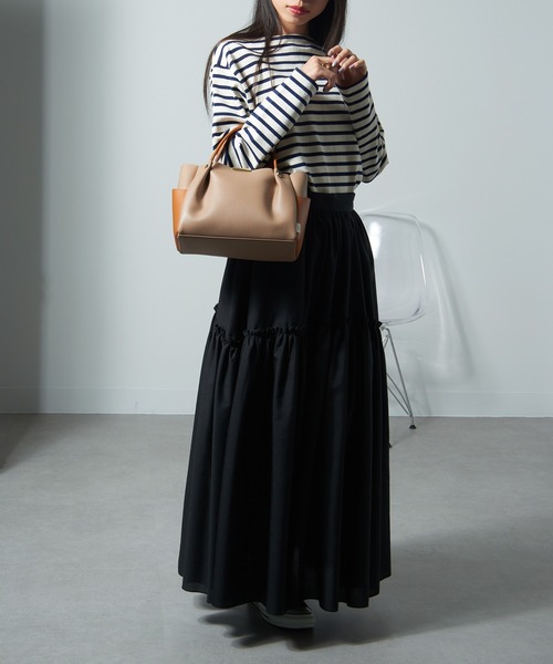 ROOTOTE（ルートート）の「【ROOTOTE】LT.BR.ROOWORK-A　フェイクレザー 合皮 2way ショルダーバッグ トートバッグ 1330 ※（トートバッグ・レディース・グレー/ベージュ/ブラック/ピンク・FREE）」の16枚目の写真