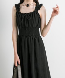 OLIVE des OLIVE | シャーリングワンピース 1041090290(ワンピース)