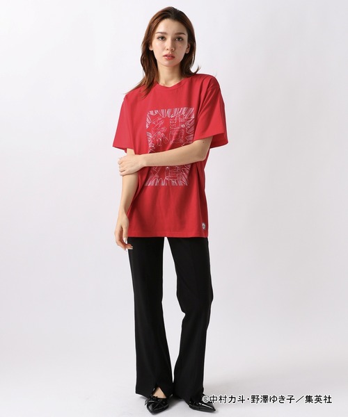 FOREVER 21（フォーエバー トゥエンティーワン）の「【ヤングジャンプ45周年】君のことが大大大大大好きな100人の彼女Tシャツ（Tシャツ/カットソー・レディース・レッド・SMALL/LARGE）」の8枚目の写真