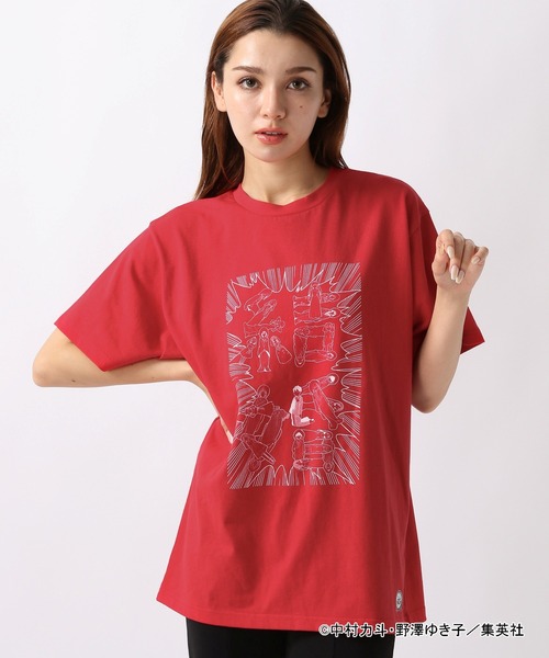FOREVER 21（フォーエバー トゥエンティーワン）の「【ヤングジャンプ45周年】君のことが大大大大大好きな100人の彼女Tシャツ（Tシャツ/カットソー・レディース・レッド・SMALL/LARGE）」の11枚目の写真