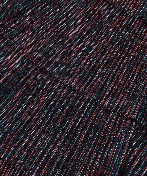 notch.（ノッチ）の「ラメシアープリーツフリル巾着バッグ（ショルダーバッグ・レディース・ブルー系/ブラウン・ONESIZE）」の10枚目の写真