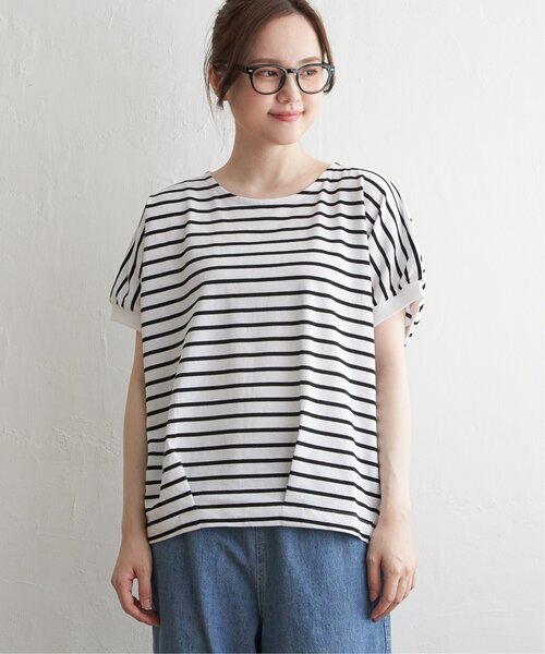 LBC(エルビーシー)の「冷感ドルマンタックプルオーバー(Tシャツ/カットソー・レディース・イエロー/グリーン/その他1/ブラック/ベージュ・M/L)」の22枚目の写真