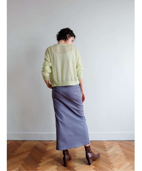 katrin tokyo suede mini skirt Katrin TOKYO スカート slit knit