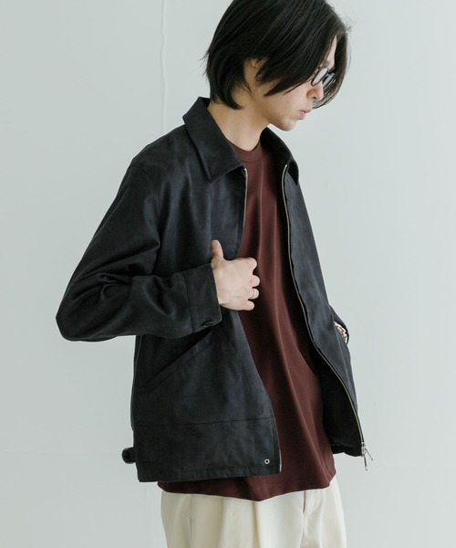 URBAN RESEARCH（アーバンリサーチ）の「VEGAN SUEDE SPORTS JACKET（その他アウター・メンズ・ブラック/ブラウン・MEDIUM/LARGE）」の4枚目の写真