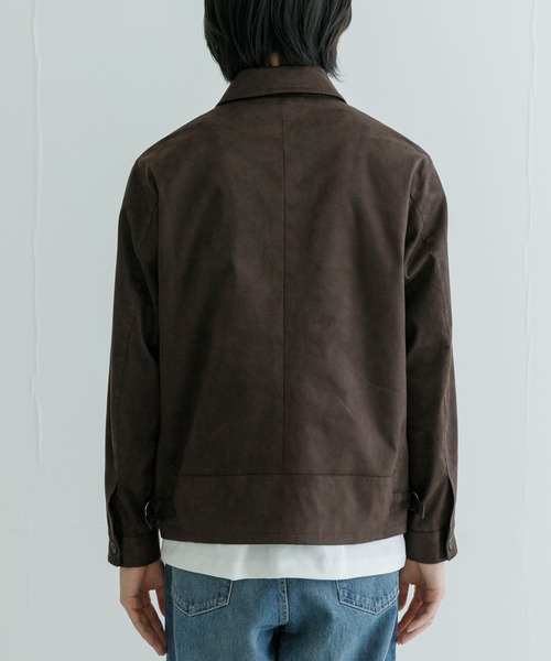URBAN RESEARCH（アーバンリサーチ）の「VEGAN SUEDE SPORTS JACKET（その他アウター・メンズ・ブラック/ブラウン・MEDIUM/LARGE）」の14枚目の写真