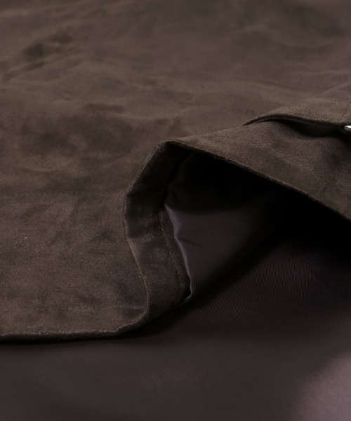 URBAN RESEARCH（アーバンリサーチ）の「VEGAN SUEDE SPORTS JACKET（その他アウター・メンズ・ブラック/ブラウン・MEDIUM/LARGE）」の21枚目の写真