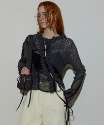 MAISON SPECIAL | Lace Docking Frill Cardigan/レースドッキングフリルカーデ【MAISON SPECIAL/メゾンスペシャル】(カーディガン/ボレロ)