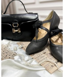 an another angelus | シアーリボンパンプス(パンプス)