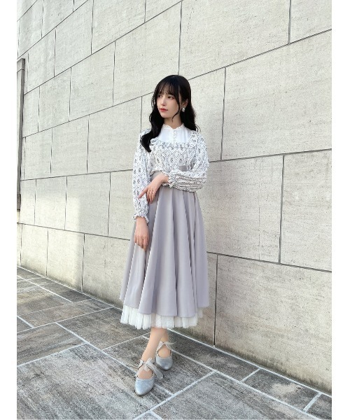 an another angelus(アンアナザーアンジェラス)の「シアーリボンパンプス/fint フィント(パンプス・レディース・シルバー/ブラック/ピンクベージュ・S/M/L)」の7枚目の写真