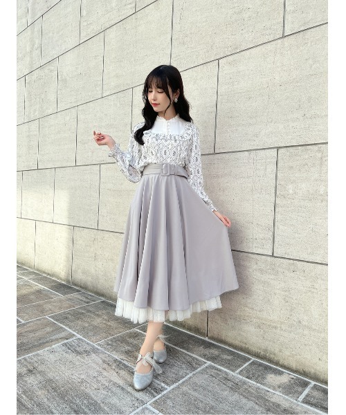 an another angelus(アンアナザーアンジェラス)の「シアーリボンパンプス/fint フィント(パンプス・レディース・シルバー/ブラック/ピンクベージュ・S/M/L)」の6枚目の写真