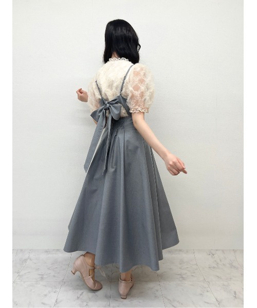 an another angelus(アンアナザーアンジェラス)の「シアーリボンパンプス/fint フィント(パンプス・レディース・シルバー/ブラック/ピンクベージュ・S/M/L)」の16枚目の写真