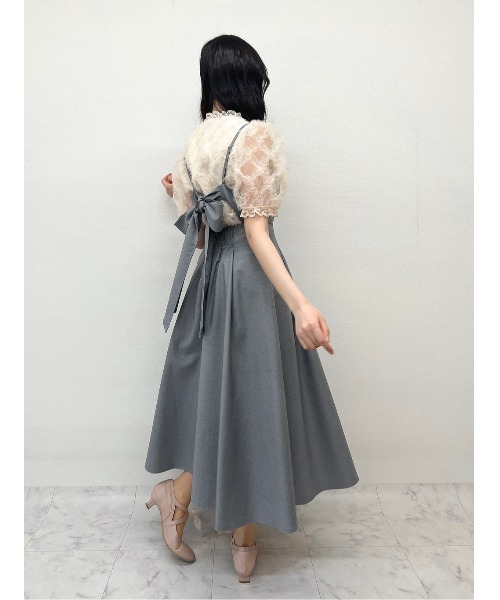 an another angelus(アンアナザーアンジェラス)の「シアーリボンパンプス/fint フィント(パンプス・レディース・シルバー/ブラック/ピンクベージュ・S/M/L)」の15枚目の写真